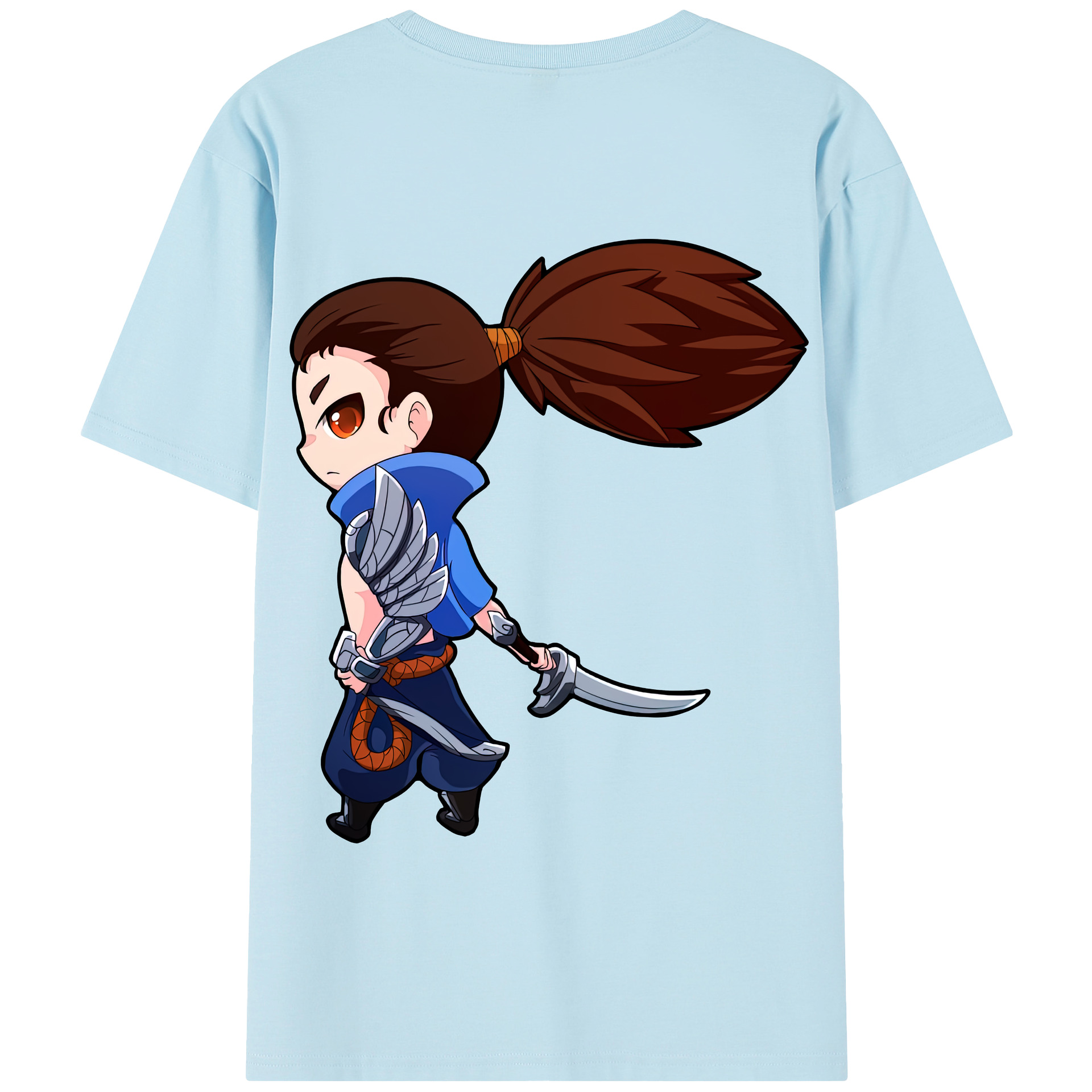 リーグ・オブ・レジェンド League of Legends LOL 綿100％半袖Tシャツ（背面プリント）